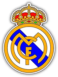 qualityprint Real Madrid Soccer Sport Football Decor Vinyl Sticker 14'' X 10''