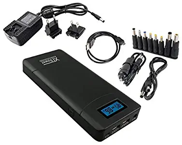 XTPower XT-20000QC3-AO-PA2 Power Bank with no Automatic Shut Off 5V USB 12V - 24V DC Battery with 20100mAh -for Tablets, laptops, Smart Phones, Video Cameras and More