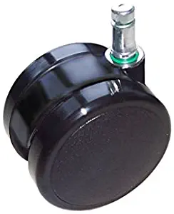 Steelcase Caster Set: Soft Casters for Hard Floors - Black (Set of 5)