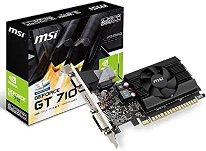 MSI Video Card GT 710 2GD3H LP GT710 2GB DDR3 OC 64Bit DL-DVID/HDMI/D-sub LowProfile Electronic Consumer Electronics