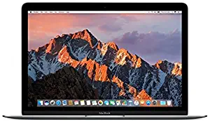 Apple MNYF2LL/A 12" MacBook Laptop - Space Gray (Retina Display, 1.2GHz Intel Core m3 Dual Core Processor, 8GB RAM, 256GB, Intel HD Graphics, Mac OS (2017 Newest Version) (Renewed)