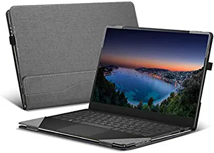 Heycase Compatible with Hp Spectre X360 15.6 inch, PU Leather Folio Stand Hard Shell Compatible for Hp Spectre x360 15t Touch/15-CH011NR/CH012NR/BL000 Series 15