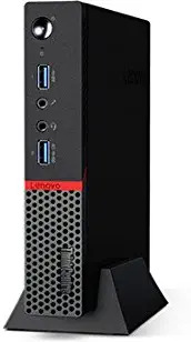 Lenovo ThinkCentre M700 10HY002AUS Tiny Desktop Computer (i5-6500T, 8 GB RAM, 256 GB SSD, Windows 7 Pro), Black