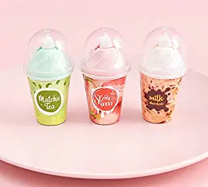 Chris.W 3 Pack Cute Ice Cream Style Correction Tape Office School Supplies, Kawaii Back to School Gift for Students