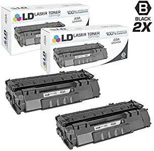 LD Compatible Toner Cartridge Replacement for HP 49A Q5949A (Black, 2-Pack)