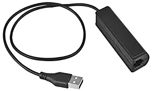 USB Adapter Cable to RJ9 Female for Any Jabra QD Headset GN1200 and Connects Into A Computer PC Laptop Mac Softphone Skype MSN Zoom Video Phone App Conference Work from Home