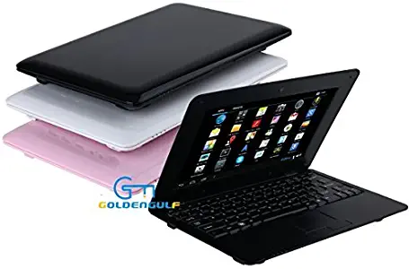 Goldengulf 10 Inch Black Computer Laptop PC Android 4.1 Dual Core Notebook Netbook 4GB with Optical Mouse and Charger
