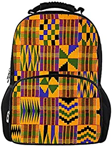 doginthehole Ethnic African Style Retro School Backpack for Girls Kids Elementary Bookbags Lightweight Rucksack Daypack