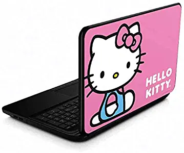 Skinit Decal Laptop Skin for 15.6 in 15-d038dx - Officially Licensed Sanrio Hello Kitty Sitting Pink Design