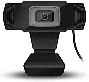 1080P HD Webcam with Dual Microphones - HD Auto Focus Camera Widescreen USB Computer Camera for PC Mac Laptop Desktop Video Calling Conferencing Gaming Conferencing Black