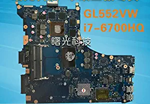 Calvas GL552VW motherboard For ASUS GL552V ZX50V GL552VW laptop motherboard mainboard tested OK 30 PIN I7-6700HQ GTX960M/4GB REV2.0