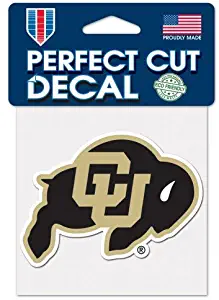 Wincraft Colorado Buffaloes 4"x4" Die Cut Decal - Buffalo