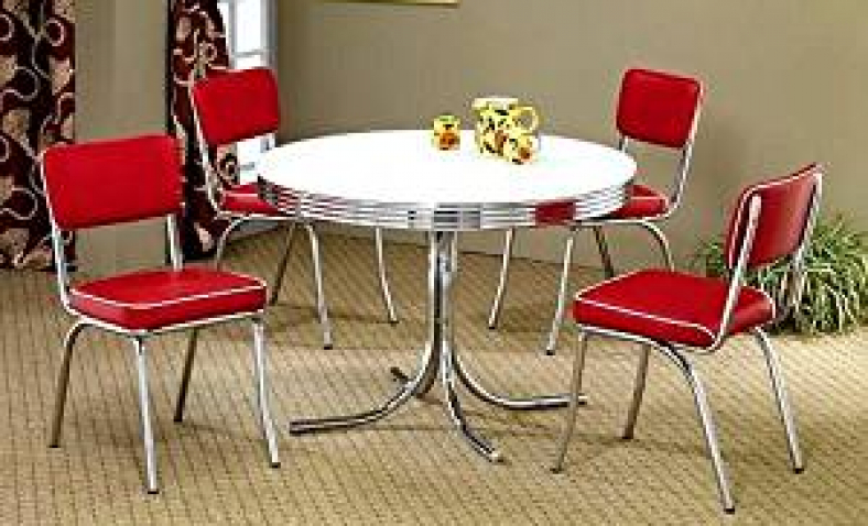 Best red and white dining set